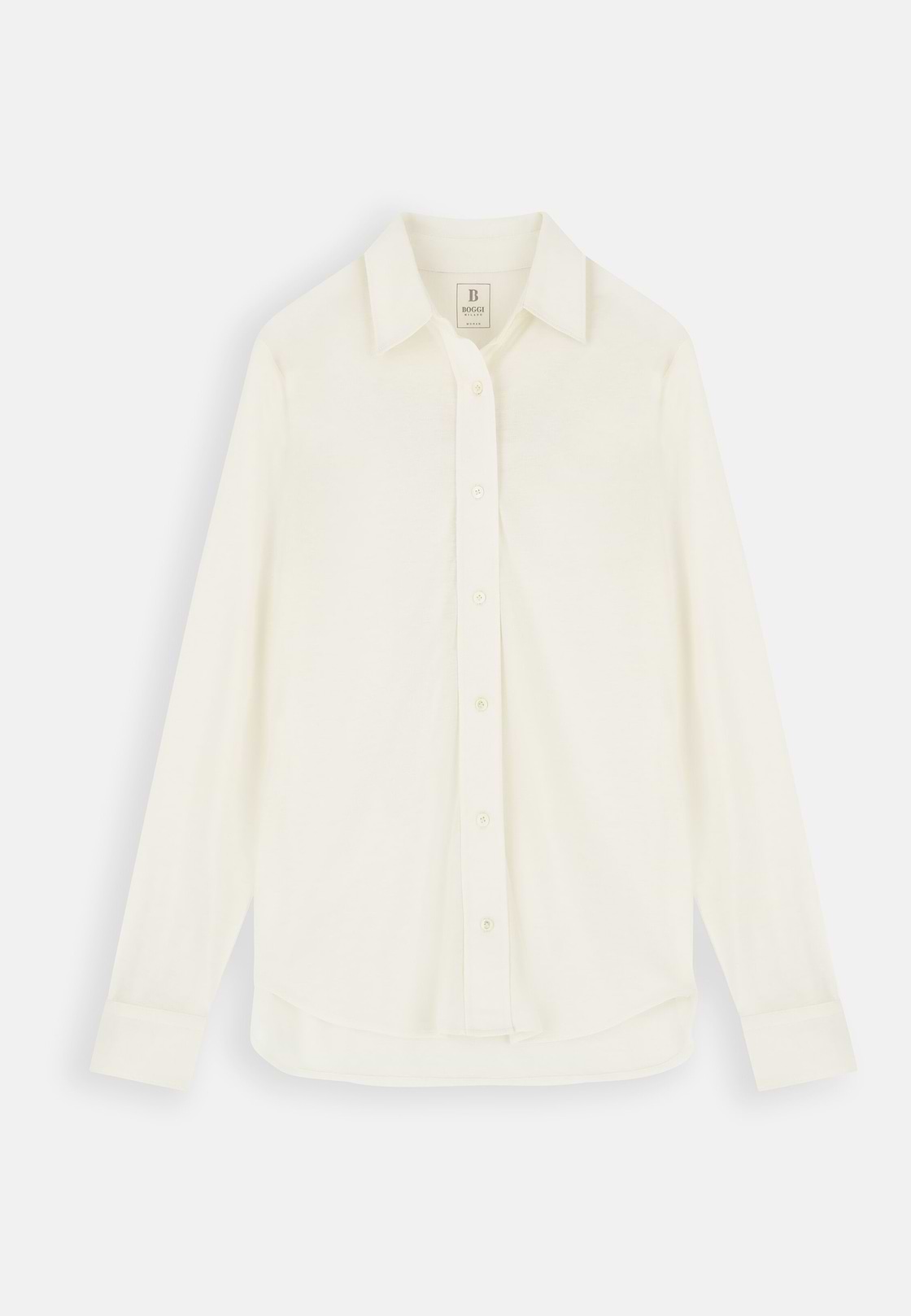 Polo Shirt in Jersey, White, hi-res, 5