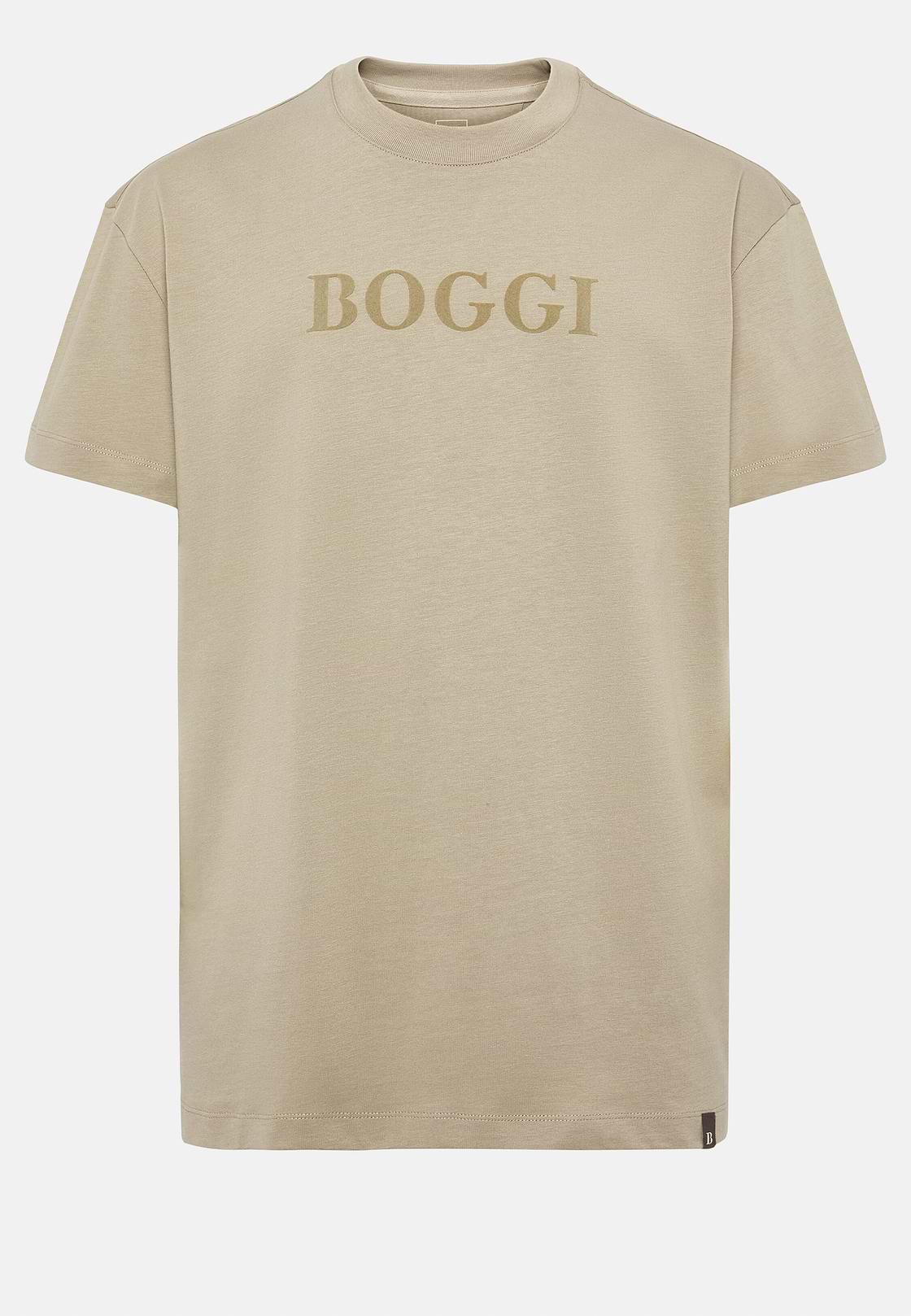 Camiseta de algodón, Taupe, hi-res