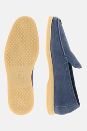 Mocassins Aria En Daim, Air-bleu, thumb, 4