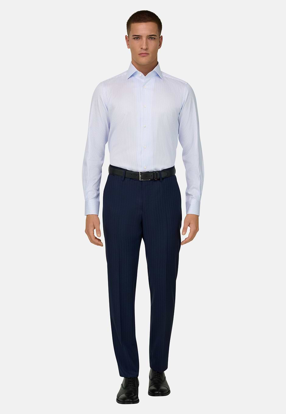 Regular Fit Cotton Shirt, Light Blue, hi-res