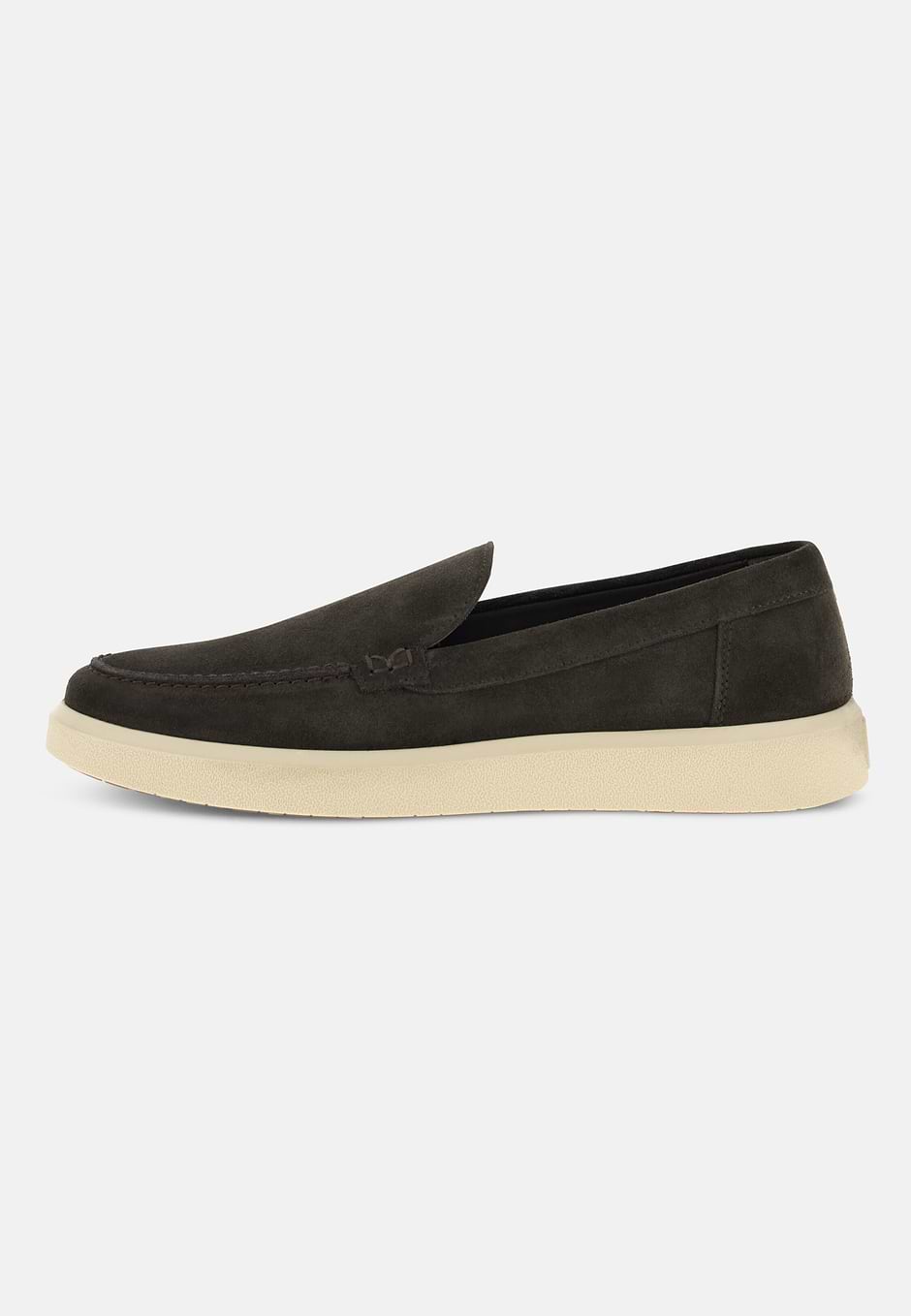 STRATUS Loafers in Suede Leather, Dark brown, hi-res