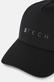 Gorra Con Visera De Tejido Técnico, Negro, hi-res