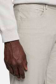 B Tech Jeans in Technical Fabric, Sand, hi-res