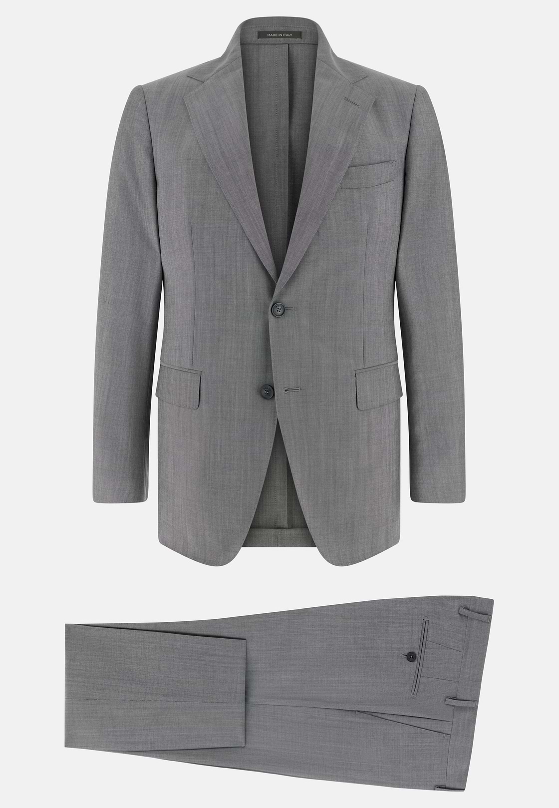 Men's Wool and Mohair Suit, Light grey | Boggi Milano