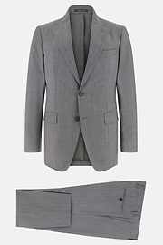 Garnitur z wełny i moheru, Light grey, thumb, 6
