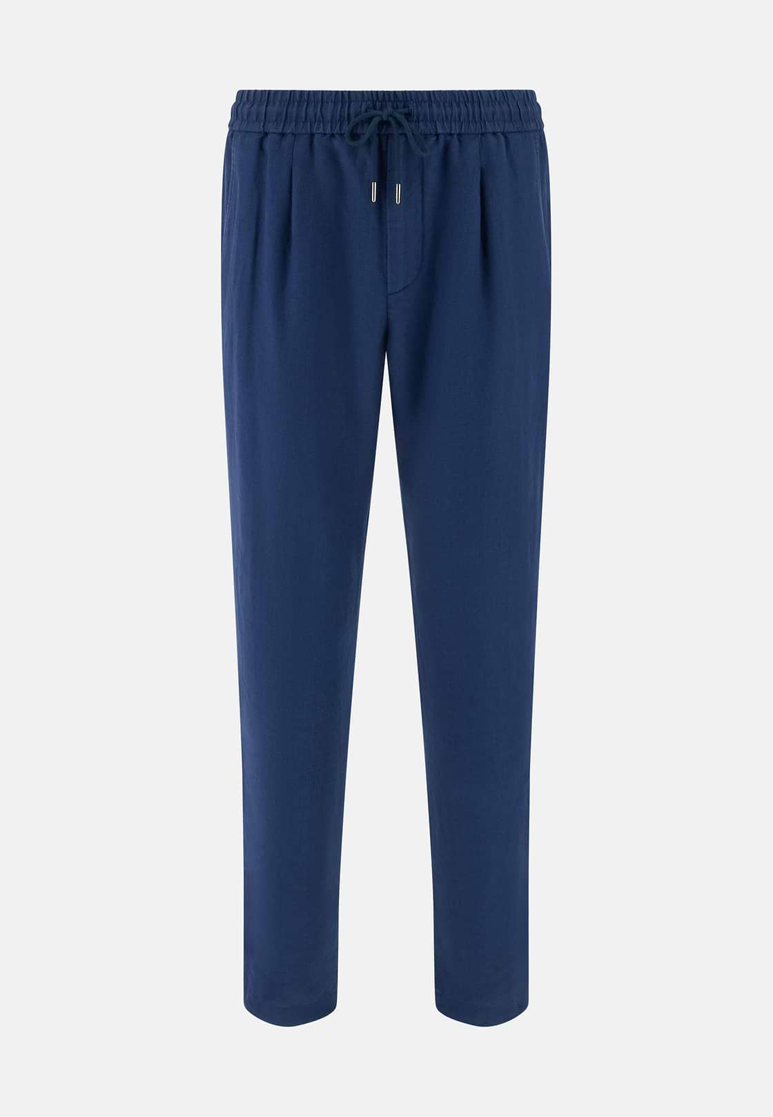 Pantalon City En Lin, Bleu, hi-res, 5
