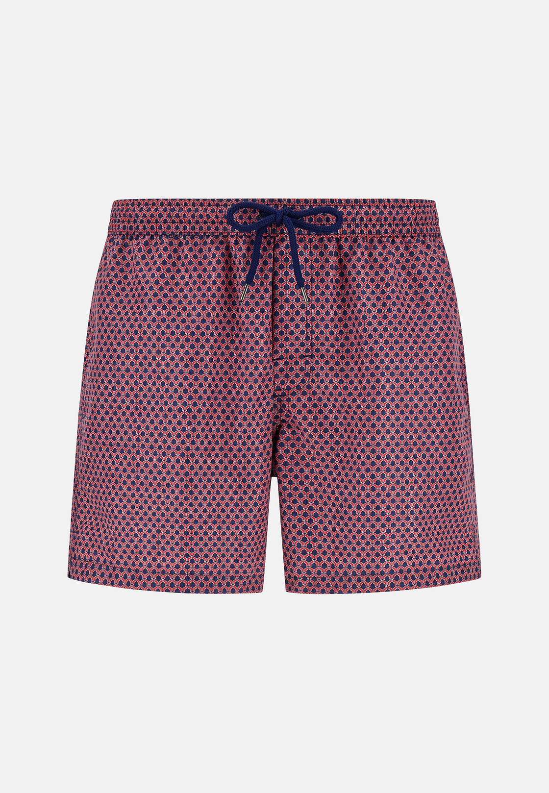 Maillot De Bain Imprimé Géométrique, Rouge, hi-res