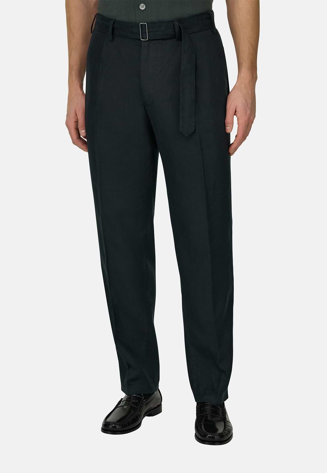 Linen Pants, Black, hi-res, 2