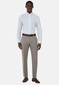 Chemise À Carreaux En Coton Slim Fit