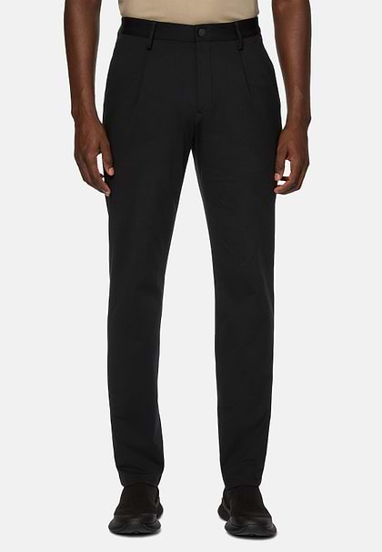 Pantalon En Nylon Extensible B Tech, Noir, hi-res