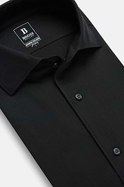 Regular Fit Japanese Jersey Polo Shirt, Black, hi-res