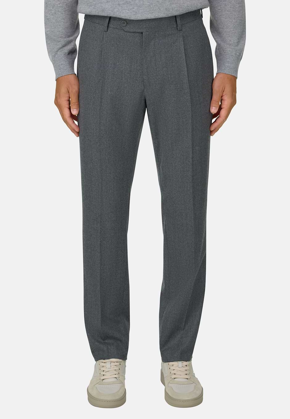 Pantalones de Lana, Gris, hi-res