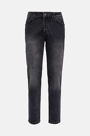 Vaquero De Denim Elástico Negro, Negro, hi-res