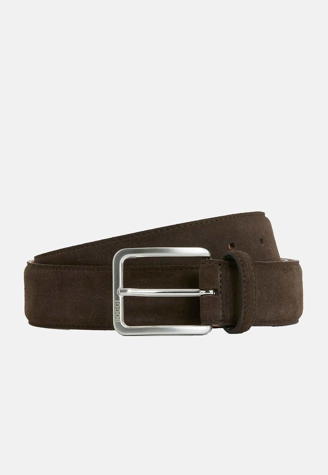 Ceinture En Daim, Marron foncé, hi-res
