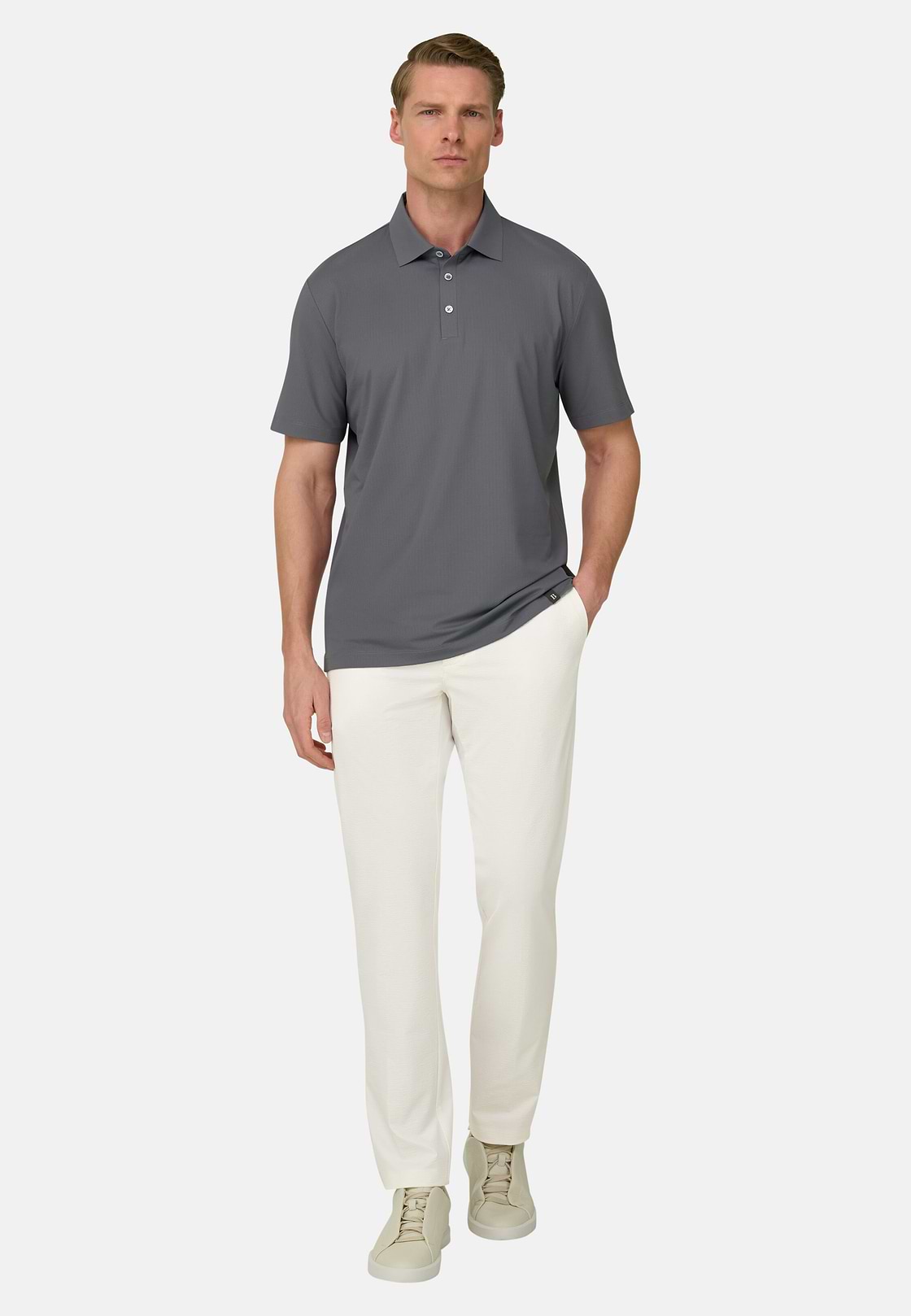 SuperTech Polo Shirt, Dunkelgrau, hi-res, 1
