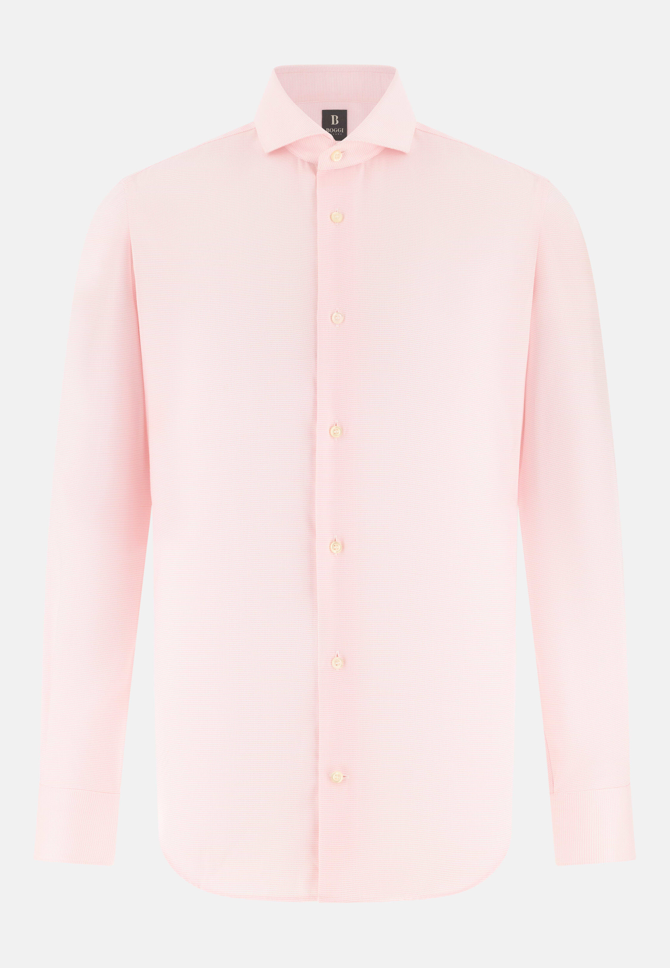 Hemd Aus Baumwolle Slim Fit, Rosa, hi-res, 6