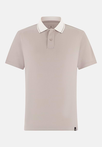 Poloshirt Aus Leistungsstarkem Piqué Mit S-Cafè®-Garn, Sand, hi-res