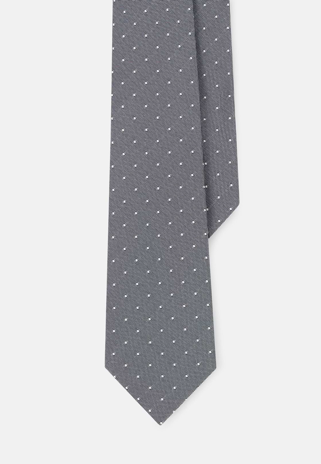 Formal Tie Jacquard Polka Dot Silk, Blue, hi-res, 1