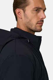 Bomber in Technical Fabric B Tech, Navy blue, thumb, 3