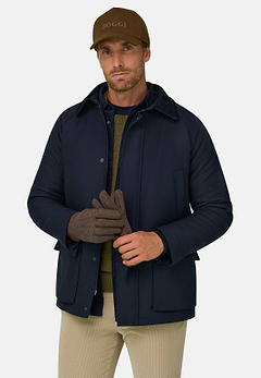 Peacoat Padded in Wool Blend