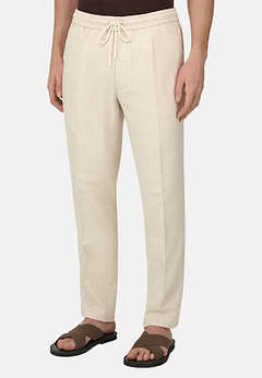 Pantaloni City In Cotone Lino