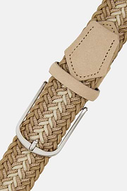 Cintura Intrecciata Elasticizzata, Beige, hi-res
