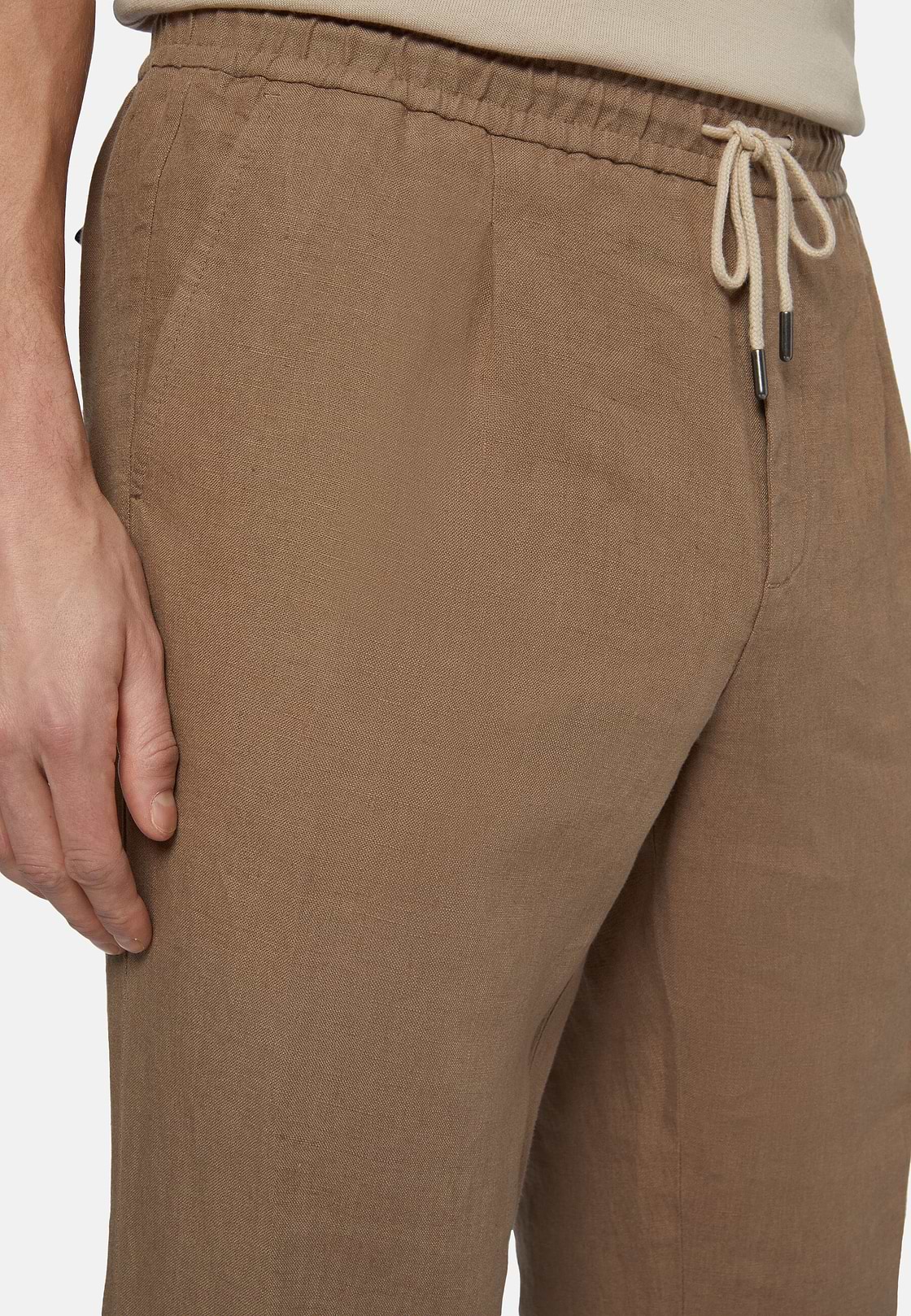 City Linen Pants, Taupe, hi-res