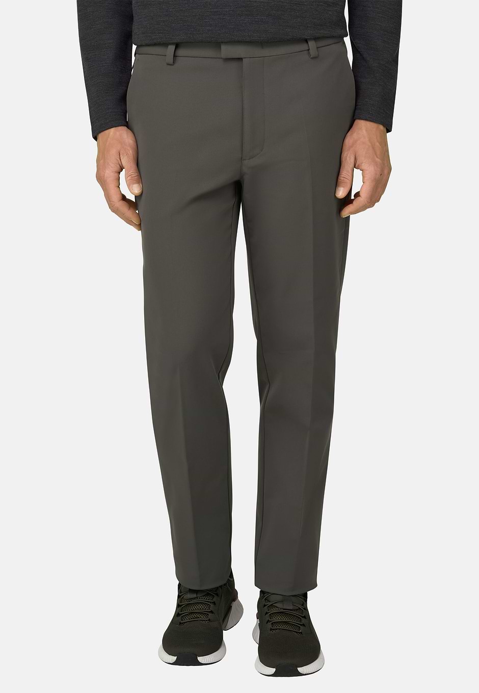 Trousers in Technical Fabric B Tech, Military Green, hi-res