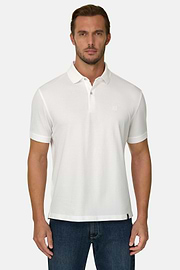 Polo De Piqué de Algodón Regular Fit, Blanco, thumb, 1