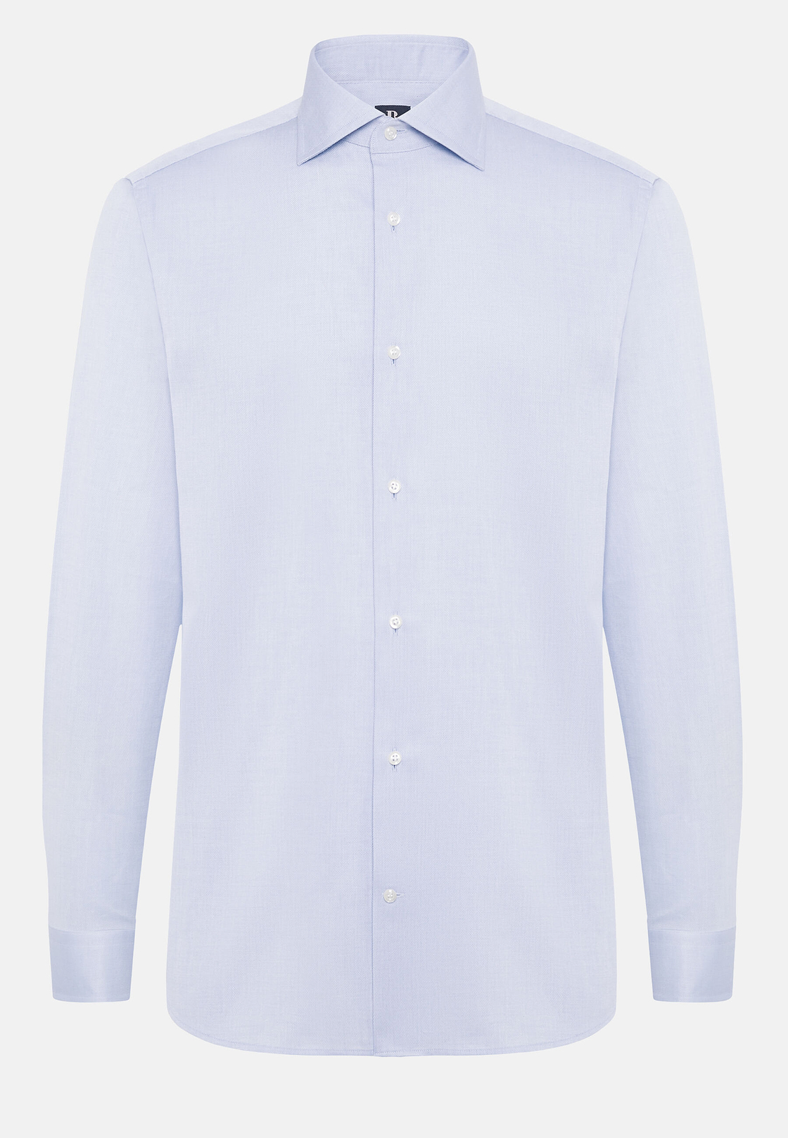 Dobby Windsor Collar Shirt Slim, Light Blue, hi-res