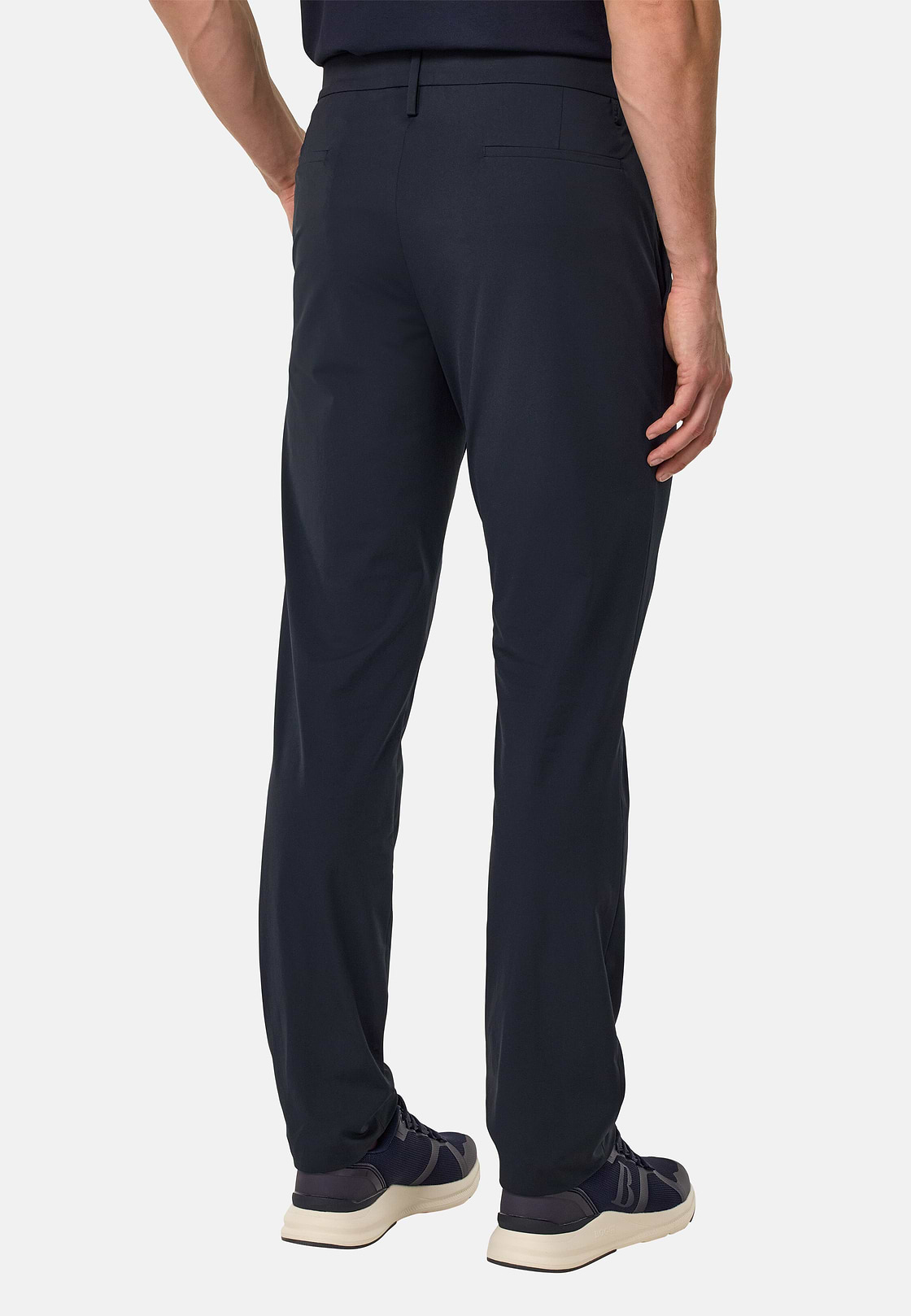 Pantalon En Nylon Extensible B Tech, bleu marine, hi-res