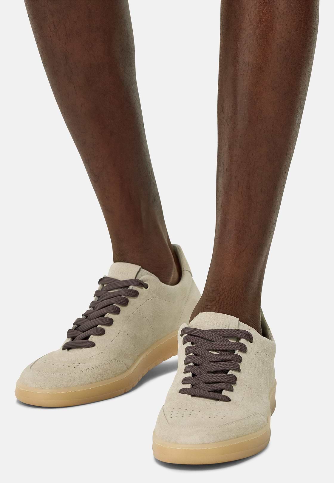 Sneakers En Daim, Sable, hi-res
