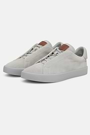 Suede Trainers, Grey, hi-res