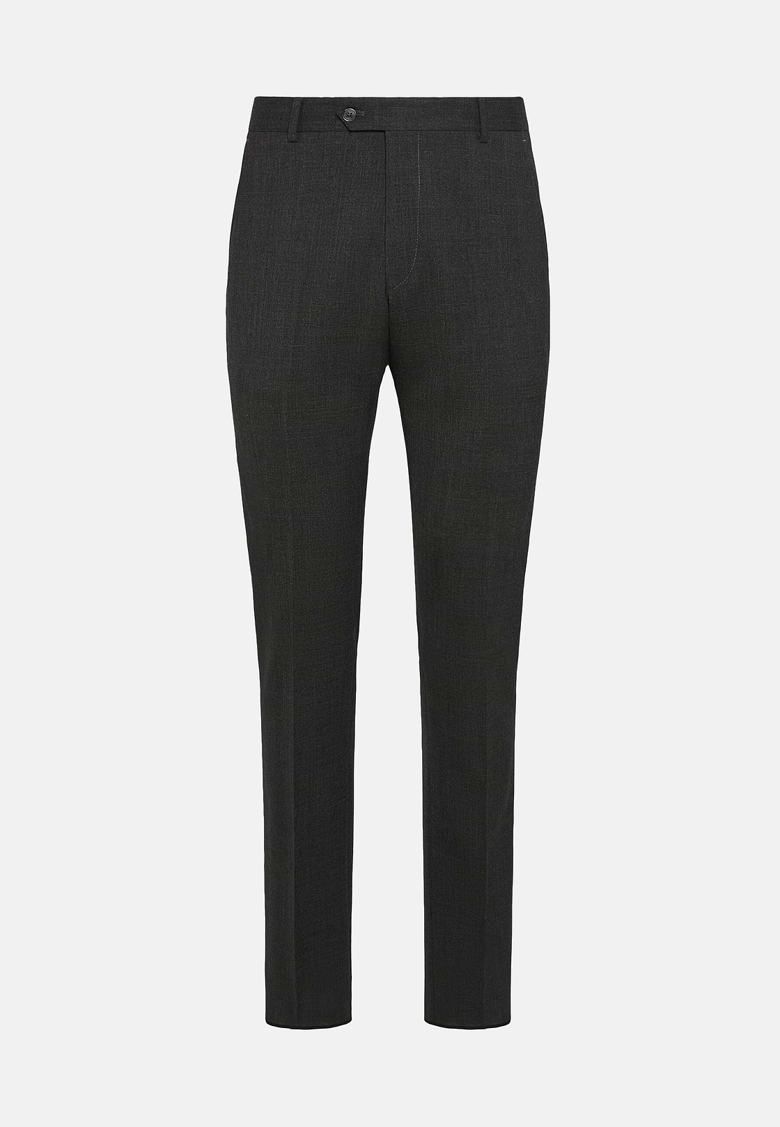 Trousers in Pure Wool Travel, Grey, hi-res