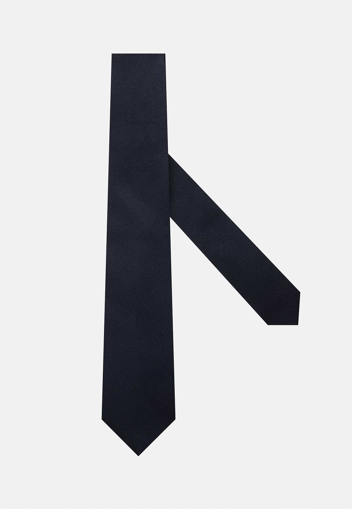 Wool Blend Tie, Navy blue, hi-res