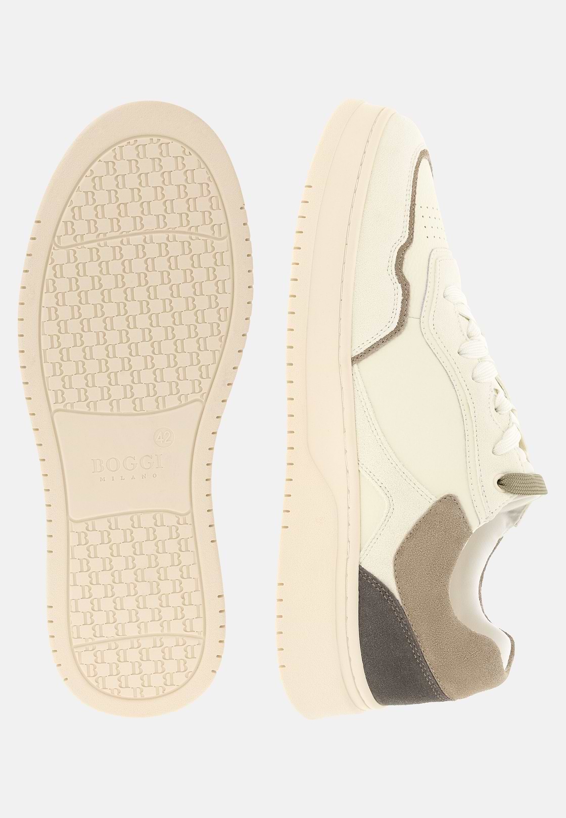 Sneaker Journey aus Ledermix, Creme, hi-res, 4
