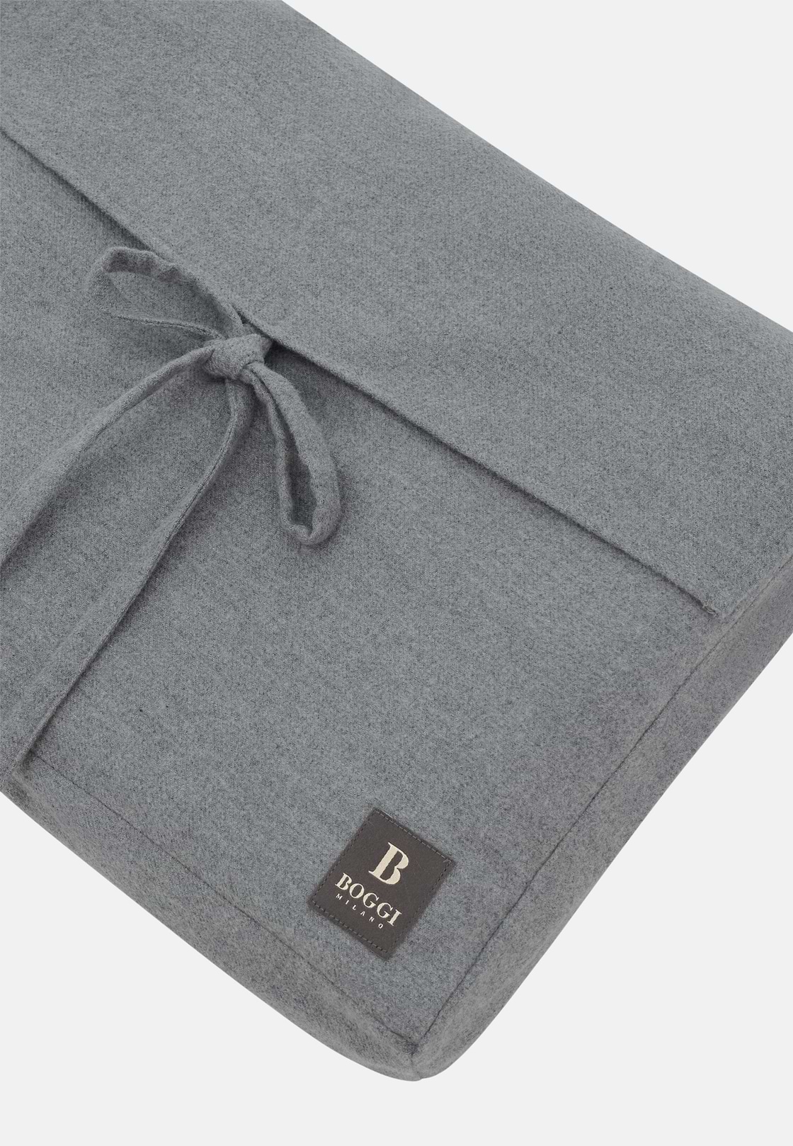 Pajama in Cotton Flannel, Grey, hi-res, 4