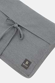 Pajama in Cotton Flannel, Grey, thumb, 4