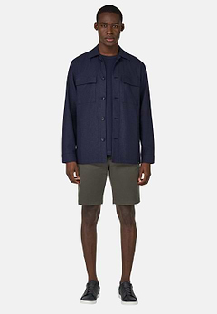 Veste Chemise en Coton et Lin