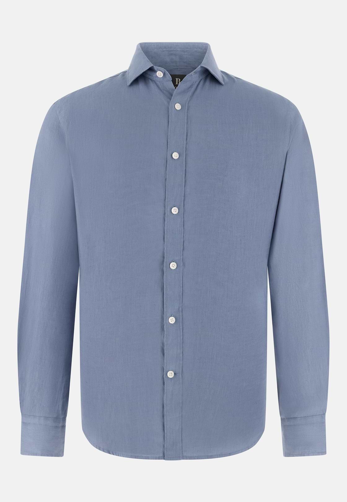 Hemd Aus Leinen Regular Fit, Indigo, hi-res, 6