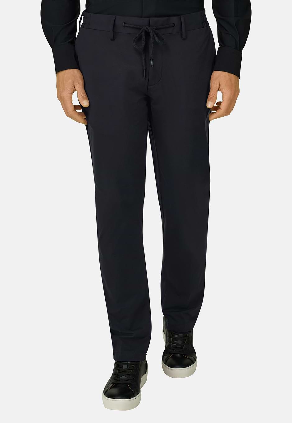 Btech Stretch Nylon Trousers, Black, hi-res