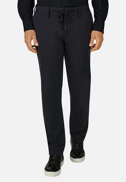 Pantalón De Nailón Elástico B Tech, Negro, hi-res