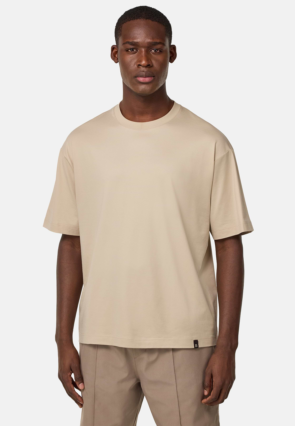 High-Performance S.Cafè® Jersey T-Shirt, Sand, hi-res
