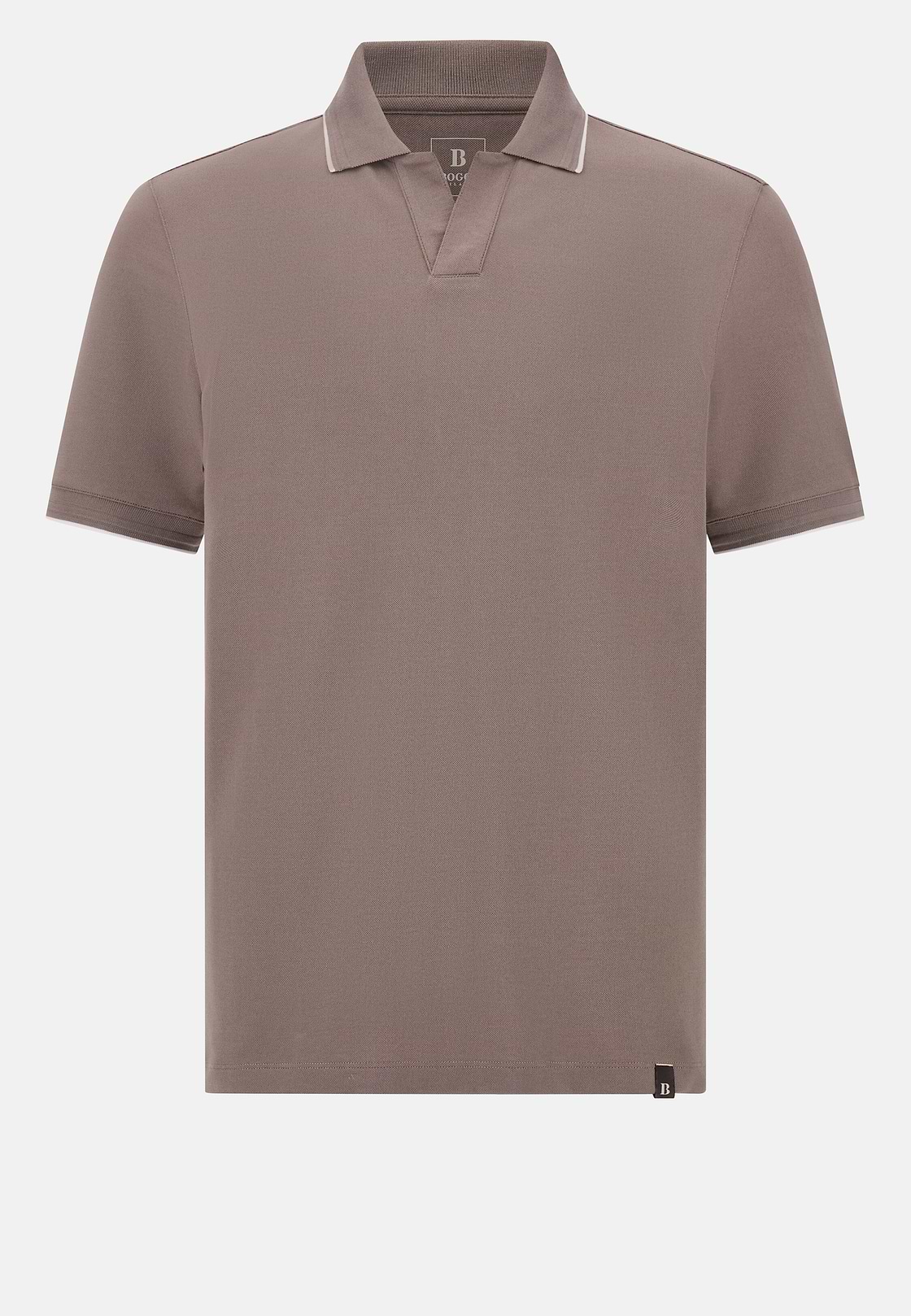 Polo En Piqué Performant S.Cafè®, Taupe, hi-res