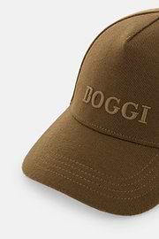 Peaked Cap in Knitted Fabric, Biscuit, thumb, 2