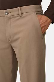 Hose aus Stretchgewebe Baumwolle, CAML, thumb, 3