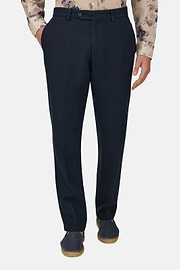 Linen Pants, Navy blue, thumb, 2