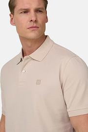 Polo En Piqué de Coton Coupe Classique, Naturel, thumb, 4