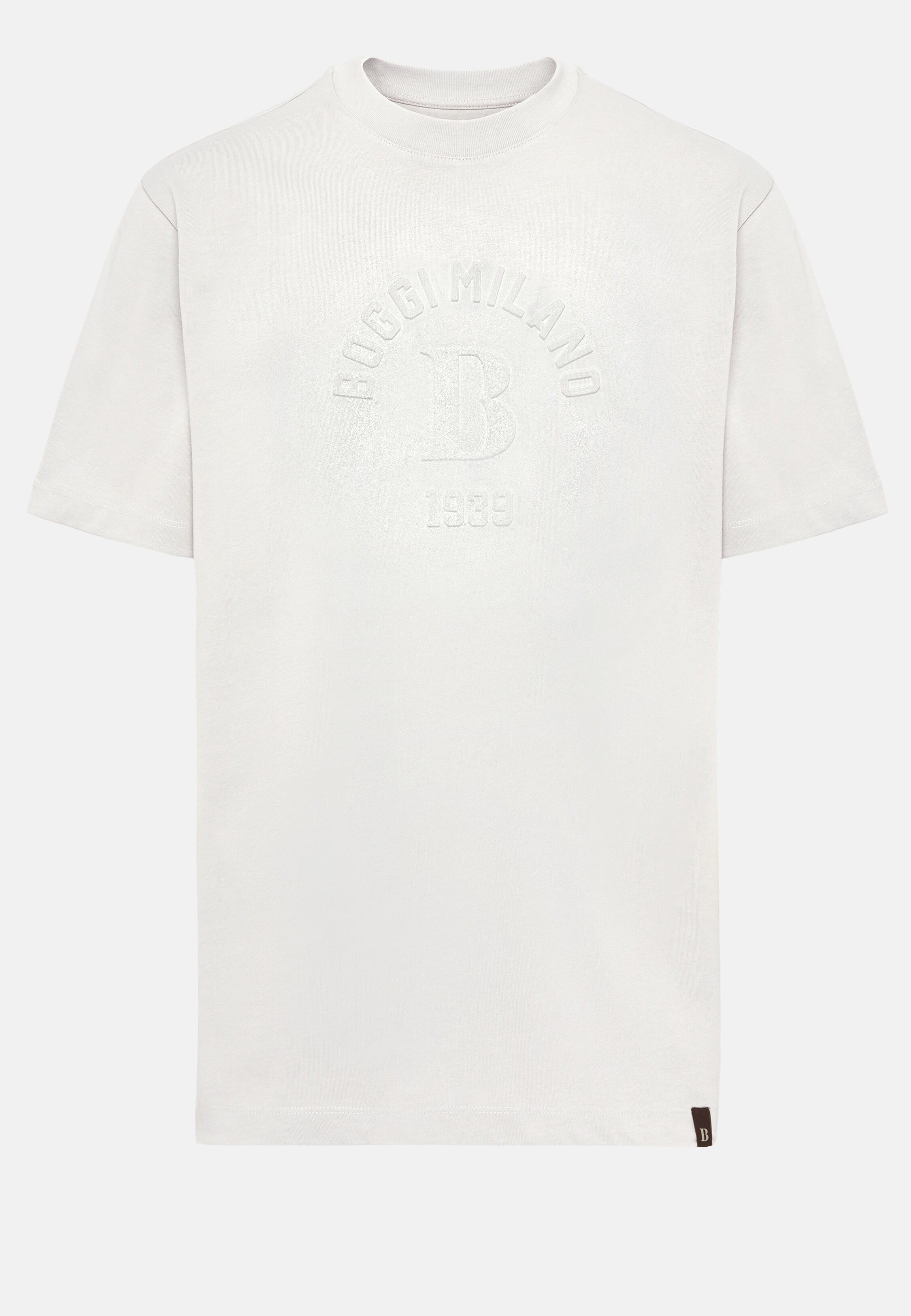 Camiseta De Mezcla Algodón Orgánico, Blanco, hi-res