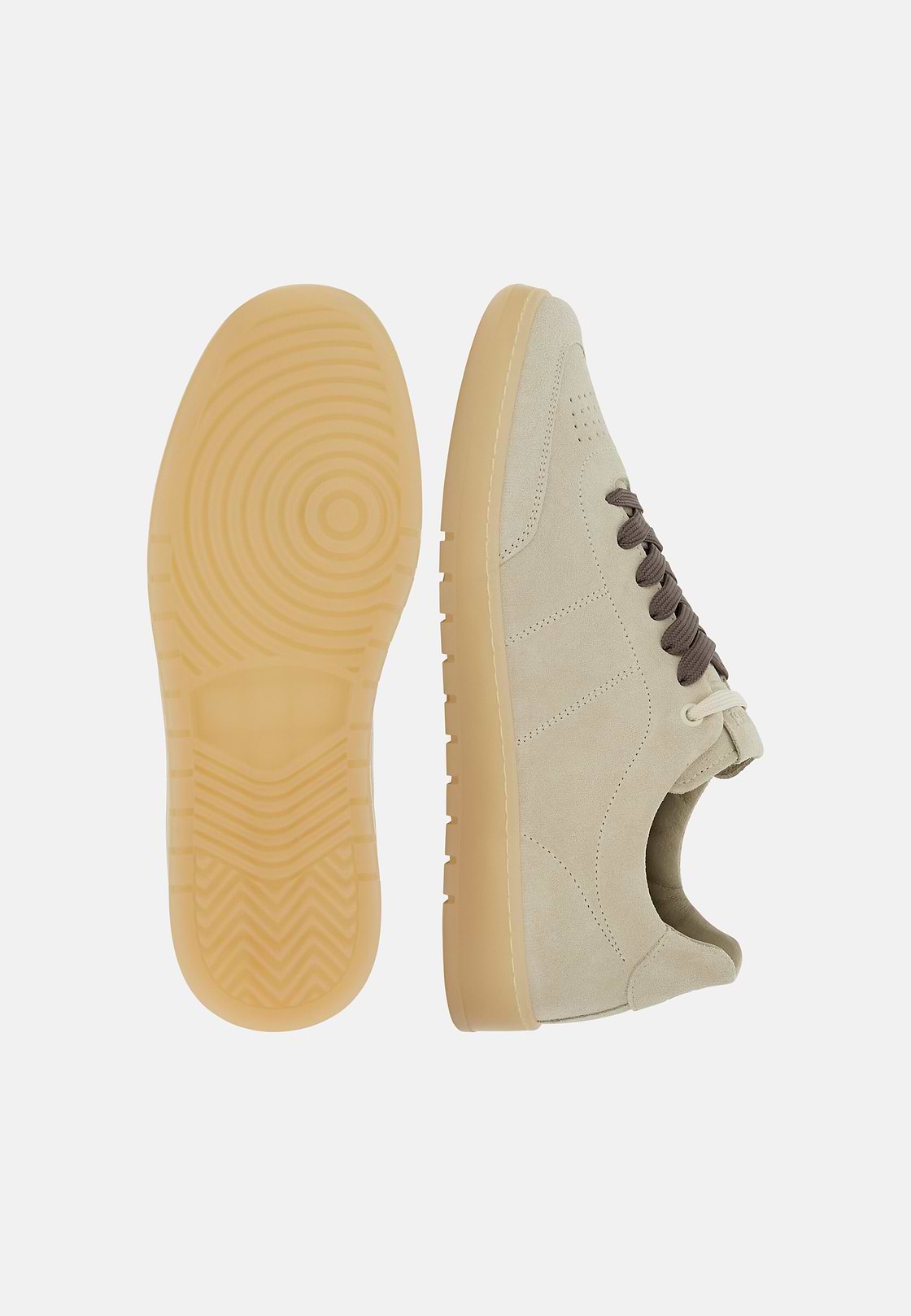 Sneakers En Daim, Sable, hi-res